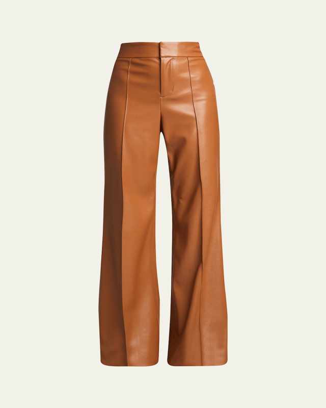 Dylan High-Waist Faux-Leather Pants